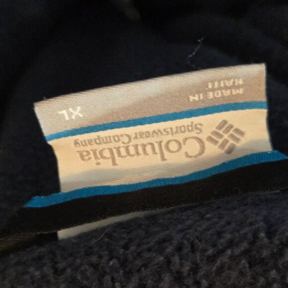 Columbia Men's Long Sleeve Zip Up Fleece Jacket Blue Size XL - Picture 8 of 9
